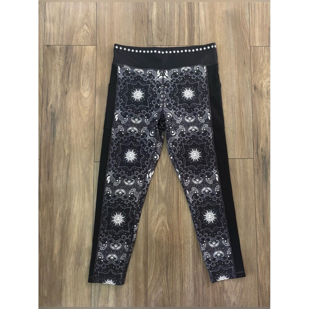 Johnny Was Runa Bee Active Celestial Paisley Leggings